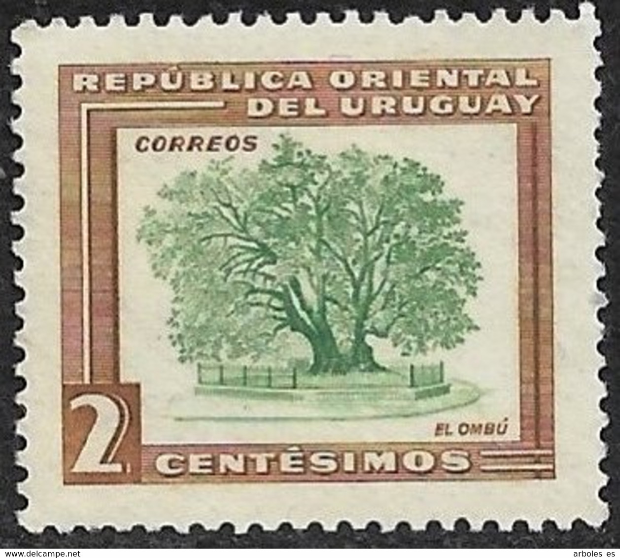 URUGUAY - SERIE BASICA - AÑO 1954 - CATALOGO YVERT Nº 0625 - NUEVOS - Uruguay