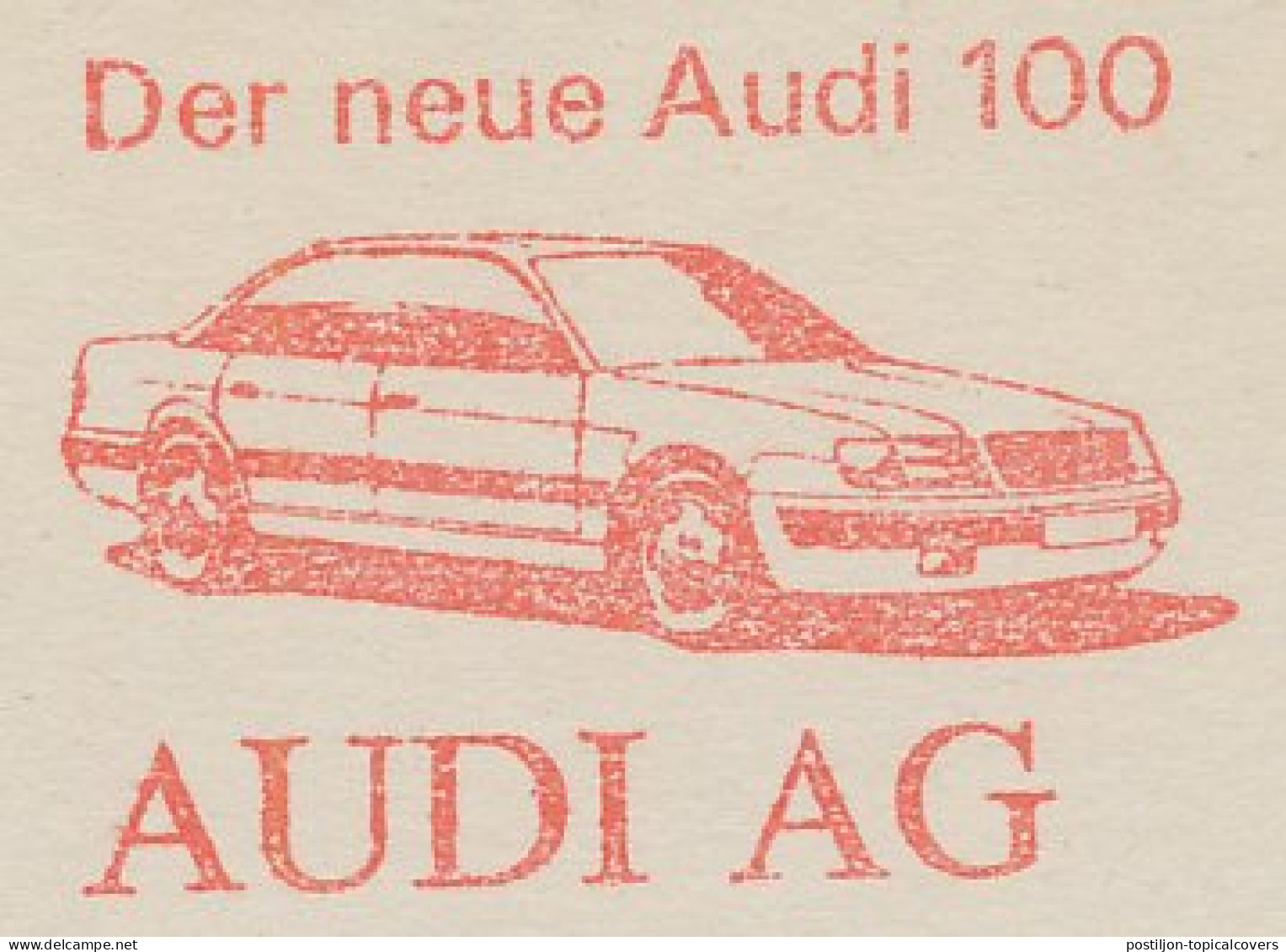 Meter Cut Germany 1993 Car - Audi 100 - Automobili