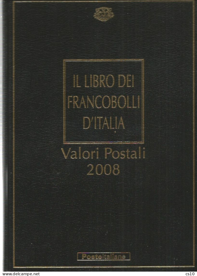 2008 Valori Postali - Libro Annata Francobolli D'Italia - PERFETTO - CON TUTTE LE TASCHINE APPLICATE -SENZA FRANCOBOLLI - Boites A Timbres