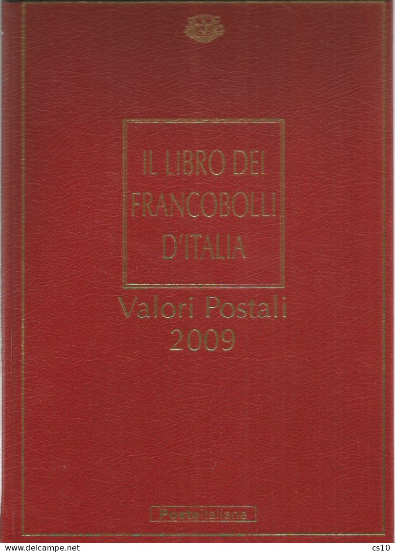 2009 Valori Postali - Libro Annata Francobolli D'Italia - PERFETTO - CON TUTTE LE TASCHINE APPLICATE -SENZA FRANCOBOLLI - Presentation Packs