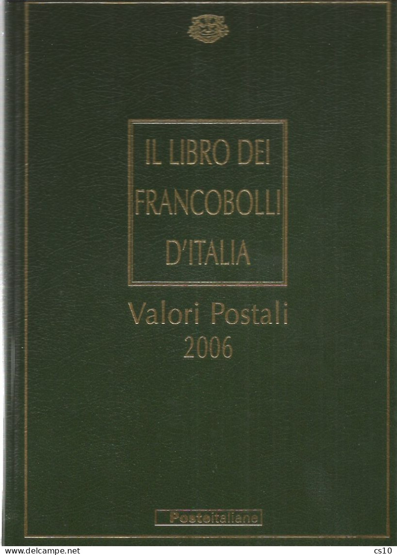 2006 Valori Postali - Libro Annata Francobolli D'Italia - PERFETTO - CON TUTTE LE TASCHINE APPLICATE -SENZA FRANCOBOLLI - Volledige Jaargang