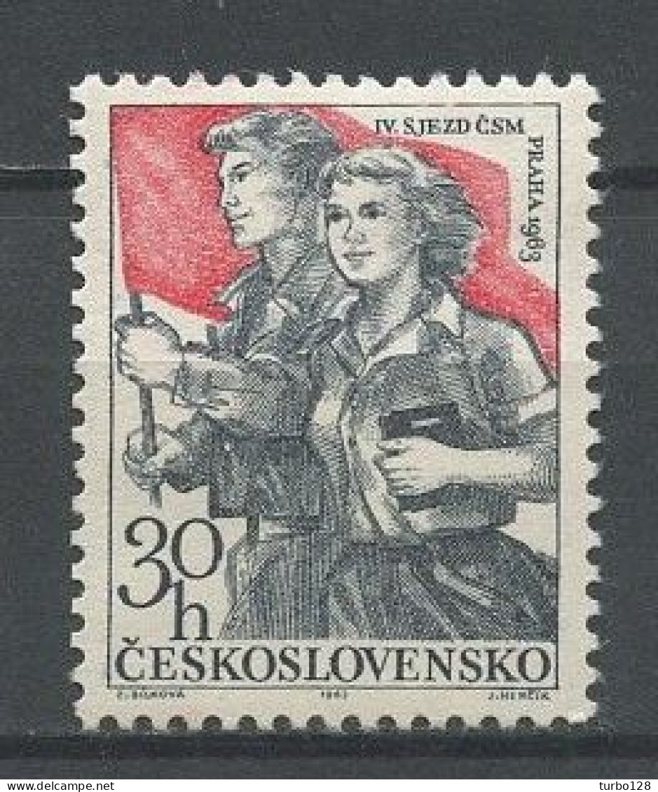 TCHECOSLOVAQUIE 1963 N° 1267 ** Neuf MNH Superbe Congrès National De La Fédération De La Jeunesse - Unused Stamps