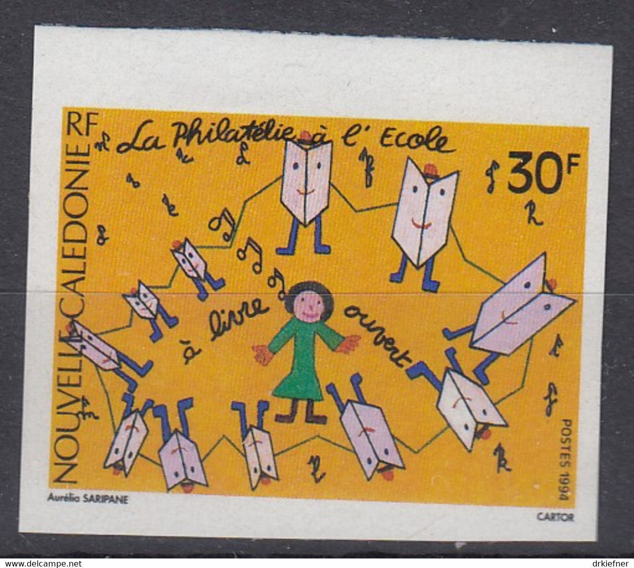 NEUKALEDONIEN  1020, Postfrisch **, Geschnitten, Philatelie In Der Schule, 1994 - Neufs