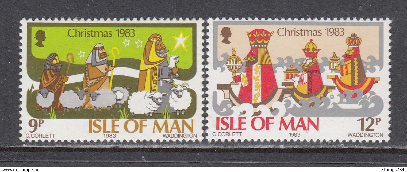 Isle Of Man 1983 - Christmas, Mi-Nr. 248/49, MNH** - Isola Di Man