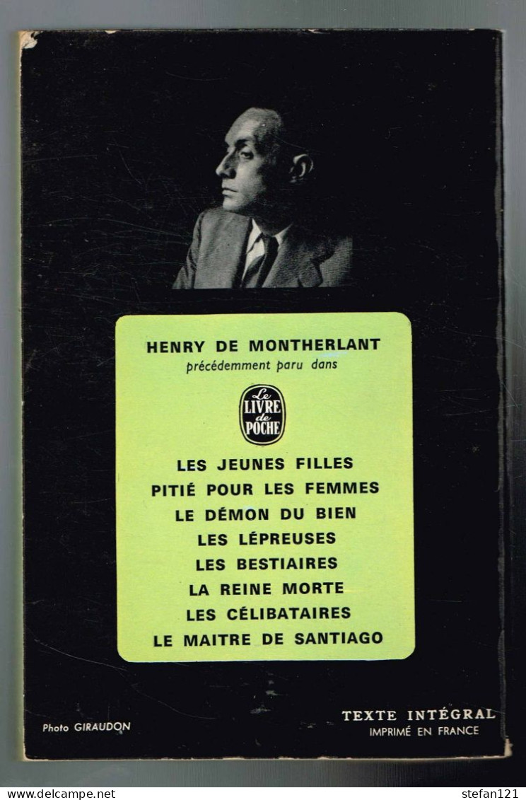 Port Royal - Henry De Montherlant - 1966 - 184 Pages 16,8 X 11 Cm - Französische Autoren