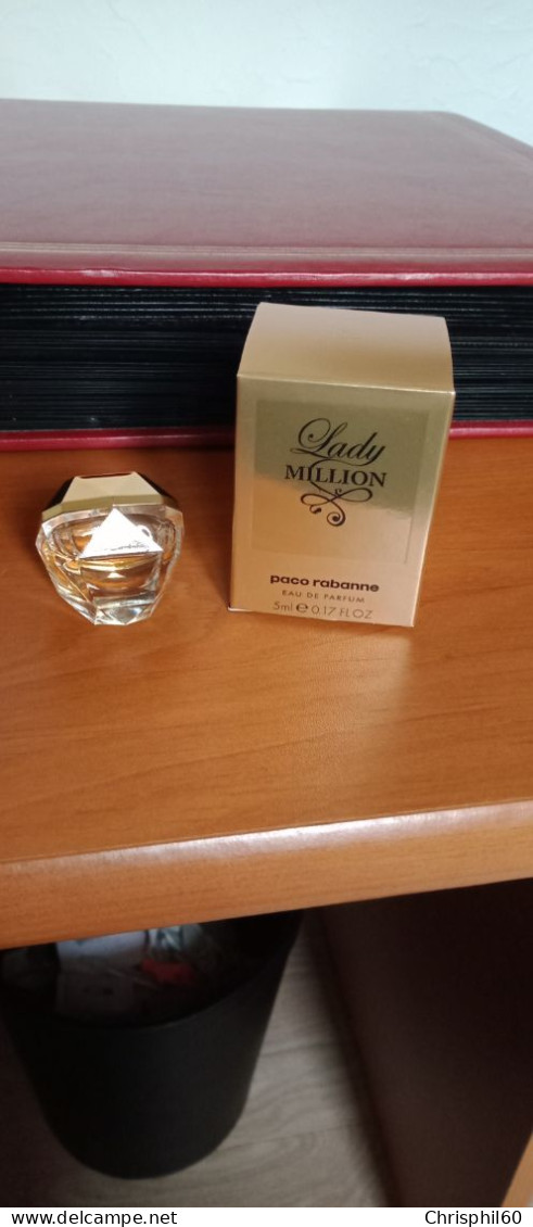 Miniature Eau De Parfum Lady Million De Paco Rabanne - Miniatures Femmes (avec Boite)