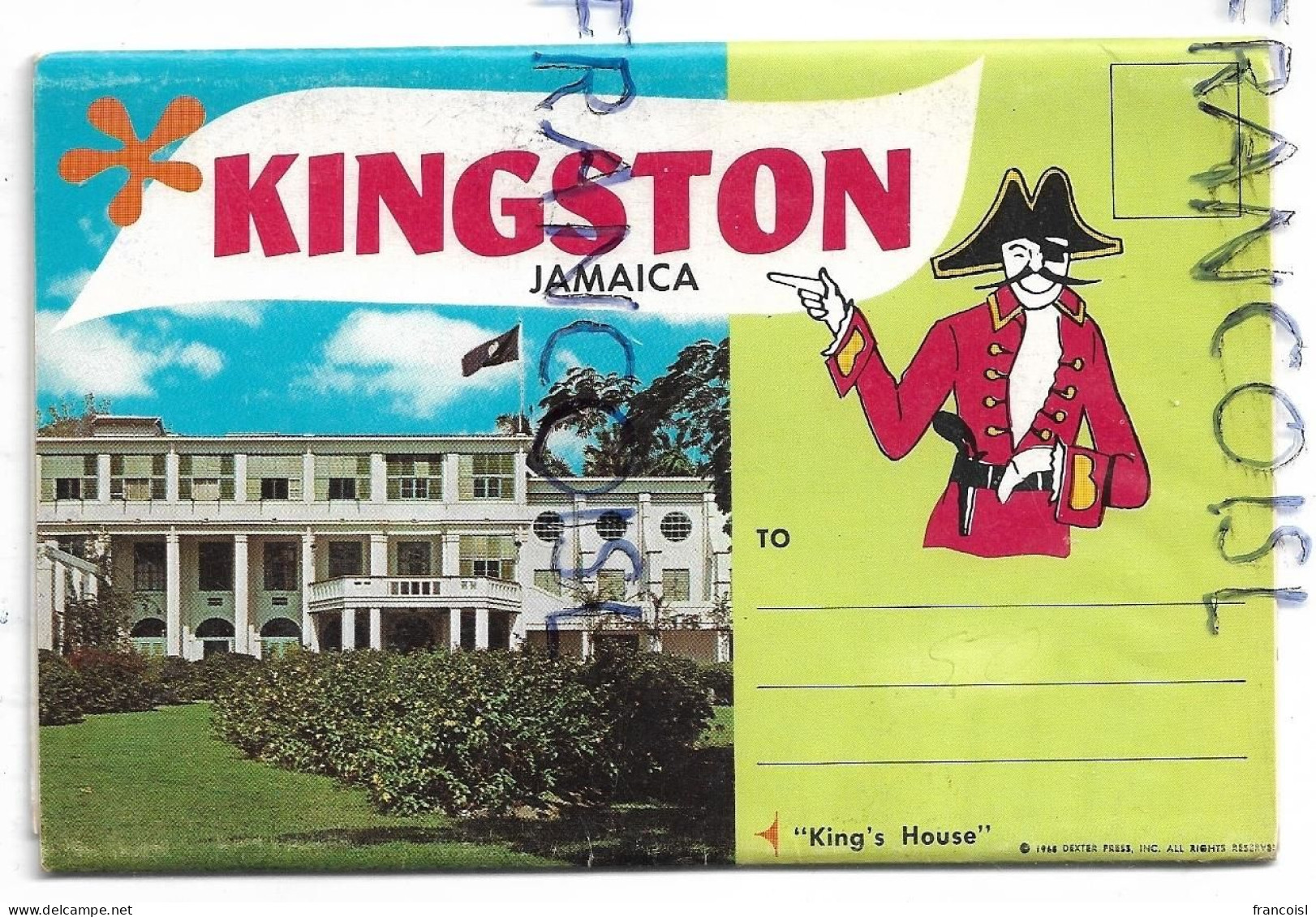 Carnet Dépliant De 14 Vues (recto-verso). Kingston Jamaïca - Giamaica