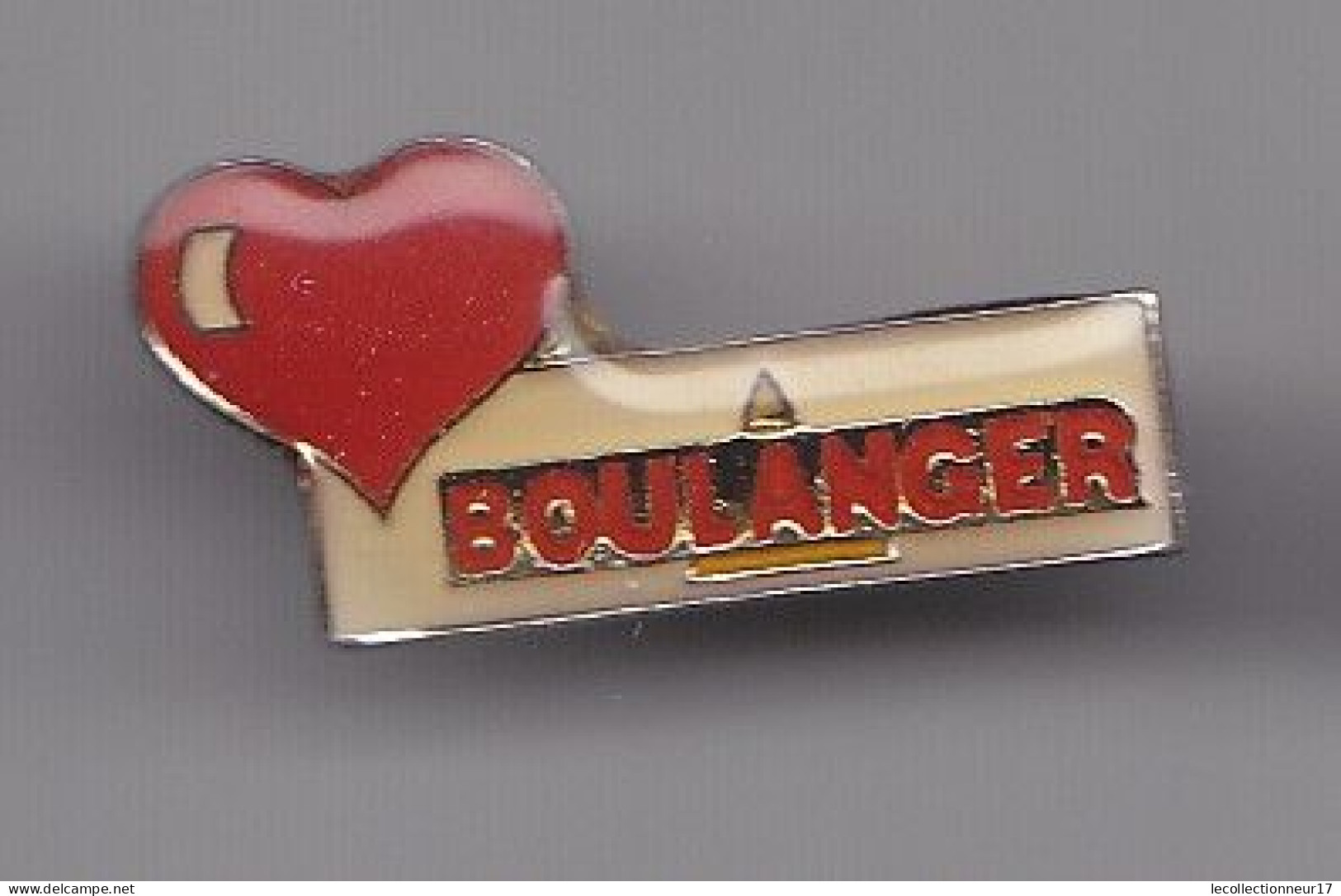 Pin's J'aime Boulanger Coeur Réf 5079 - Trademarks