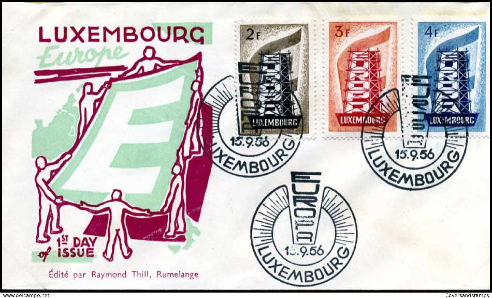 Luxemburg - FDC - Europa CEPT 1956 - 1956