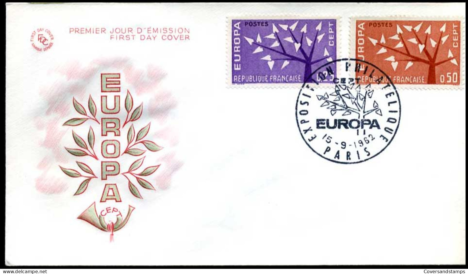 France - FDC - Europa CEPT 1962 - 1962