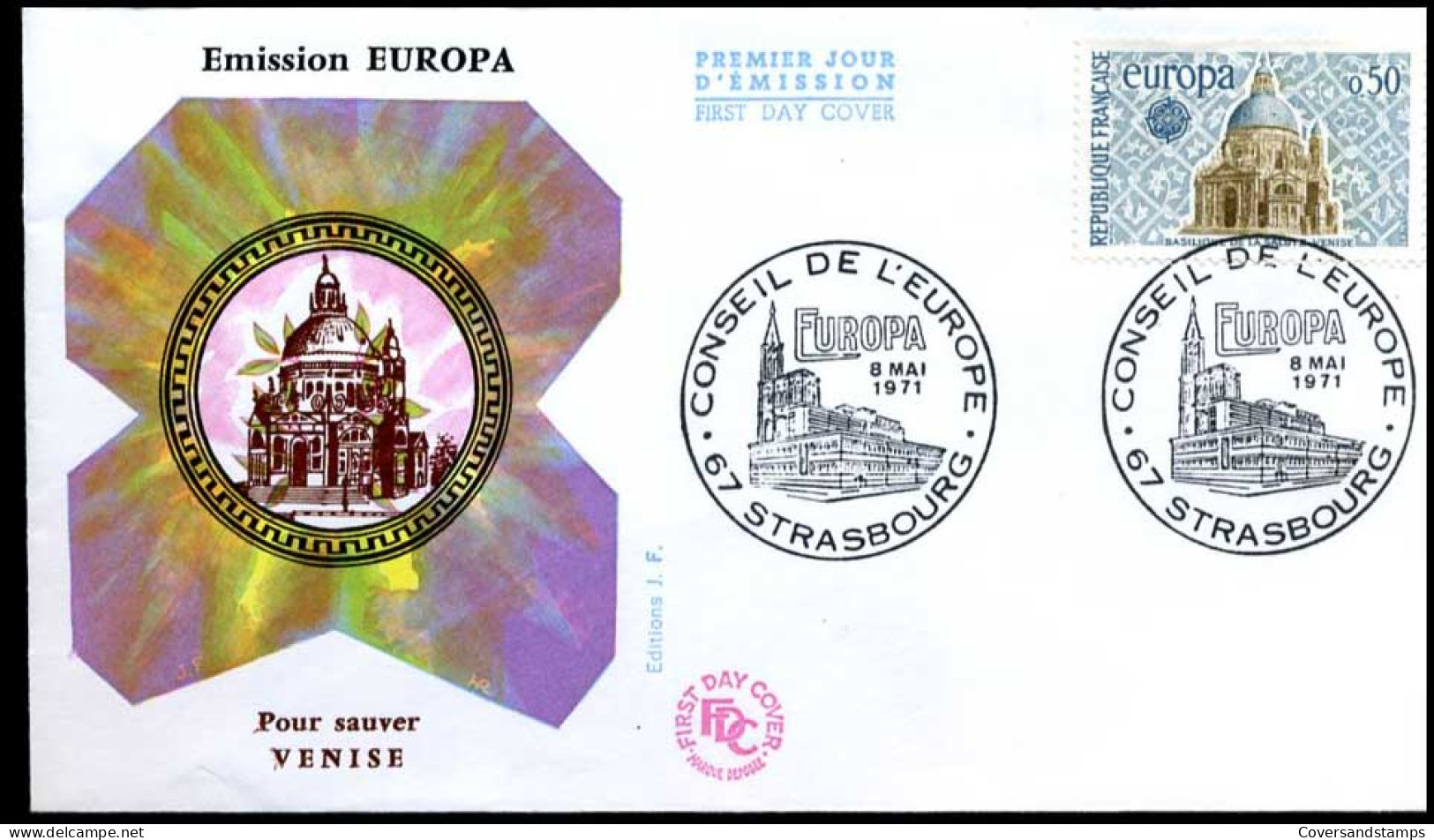 France - FDC - Europa CEPT 1971 - 1971