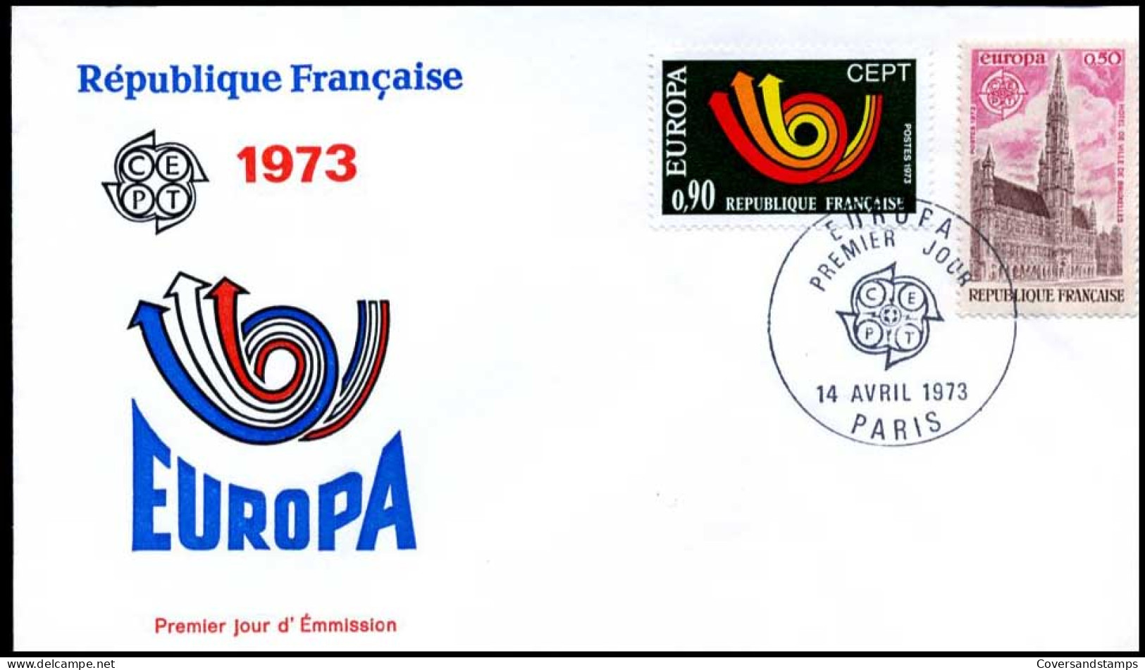 France - FDC - Europa CEPT 1973 - 1973