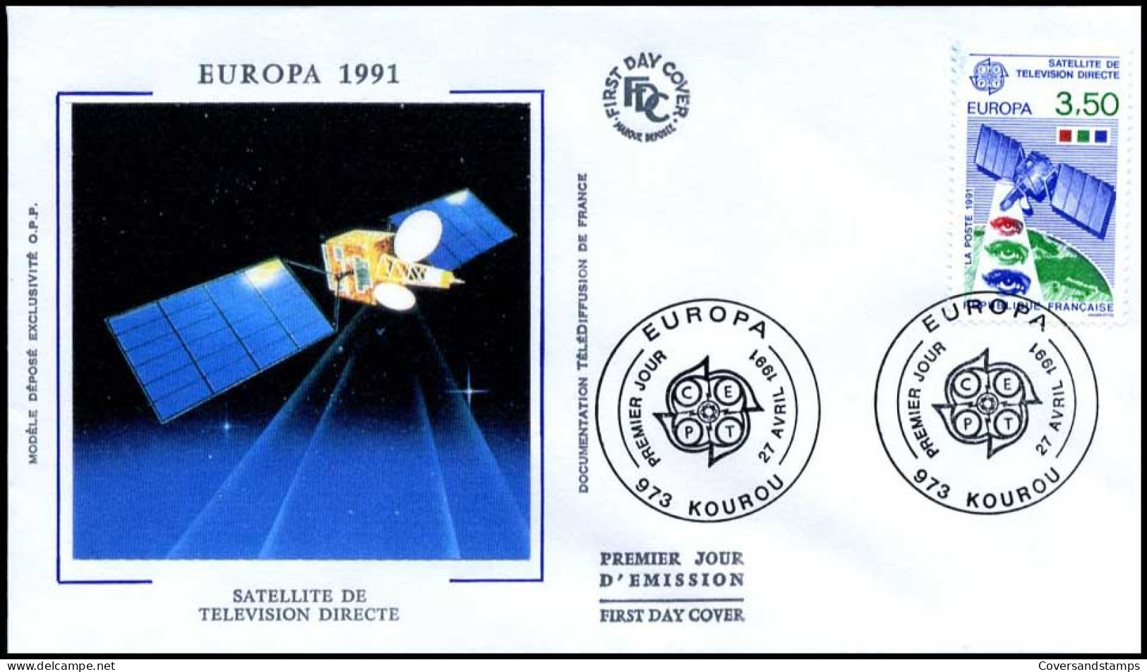 France - FDC - Europa CEPT 1991 - 1991