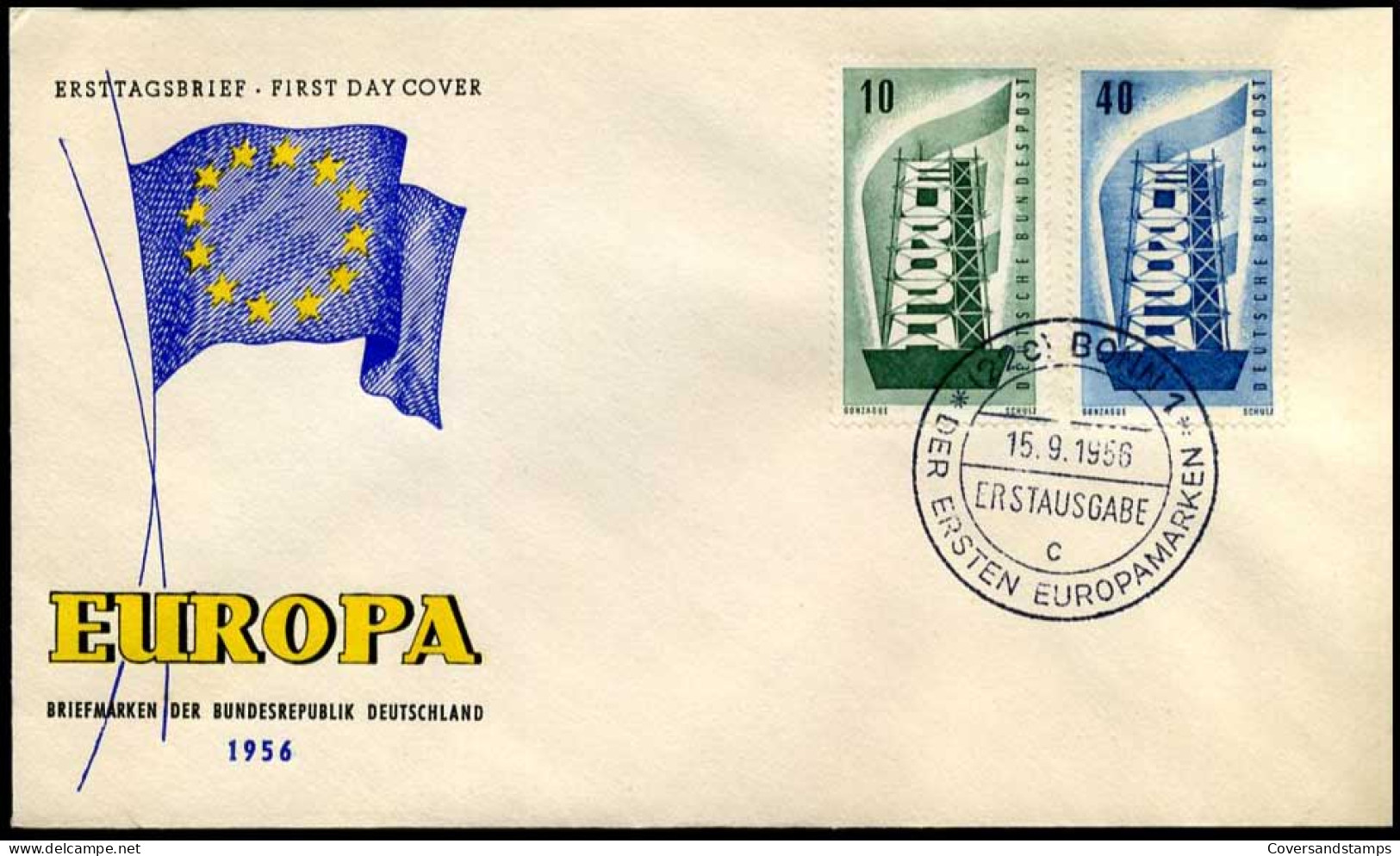 Bundesrepublik - FDC - Europa CEPT 1956 - 1956