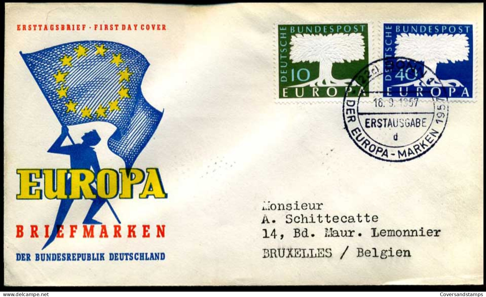 Bundesrepublik - FDC - Europa CEPT 1957 - 1957