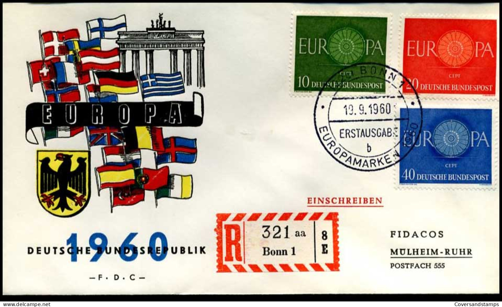 Bundesrepublik  - FDC - Europa CEPT 1960 - 1960