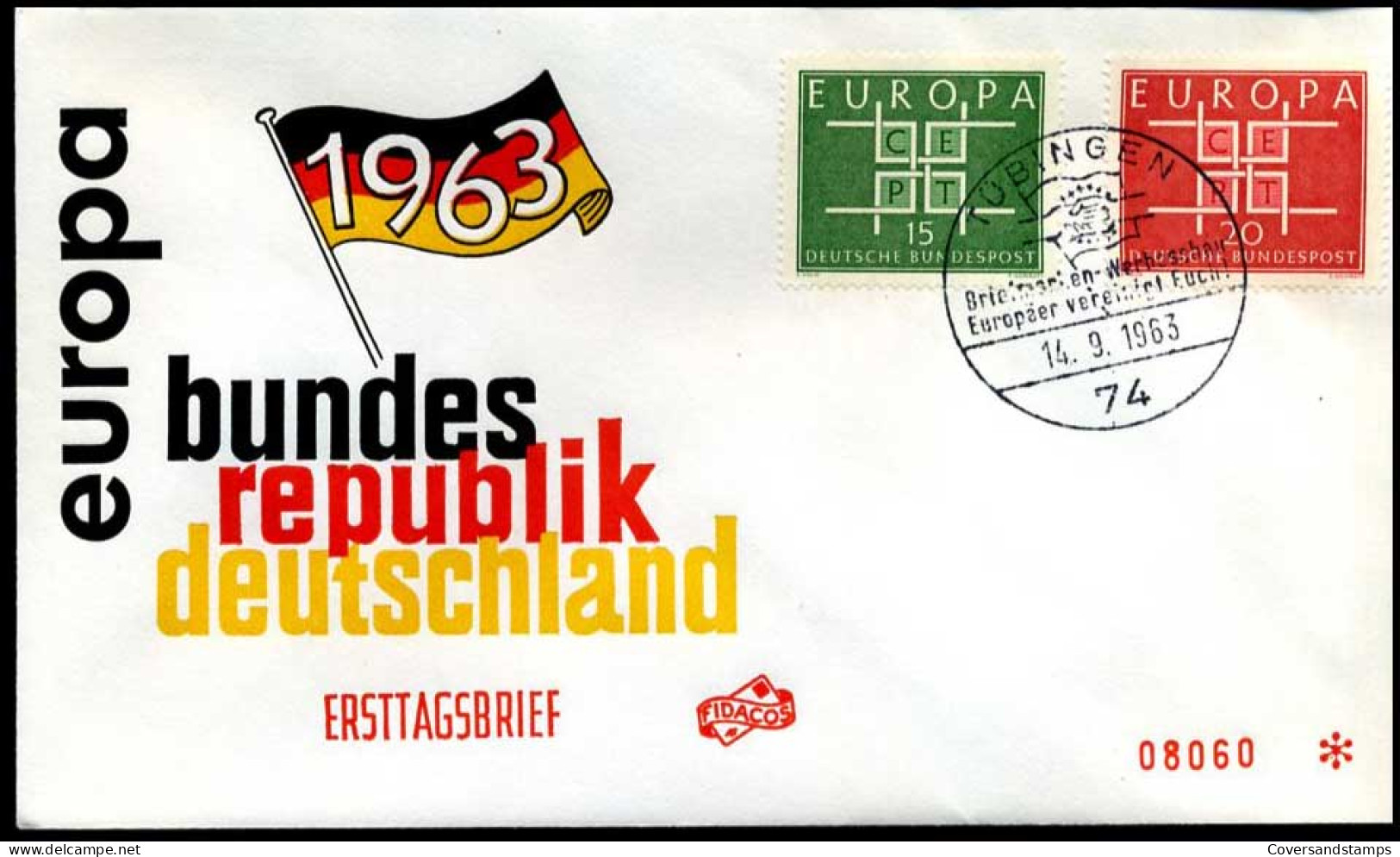 Bundesrepublik  - FDC - Europa CEPT 1963 - 1963