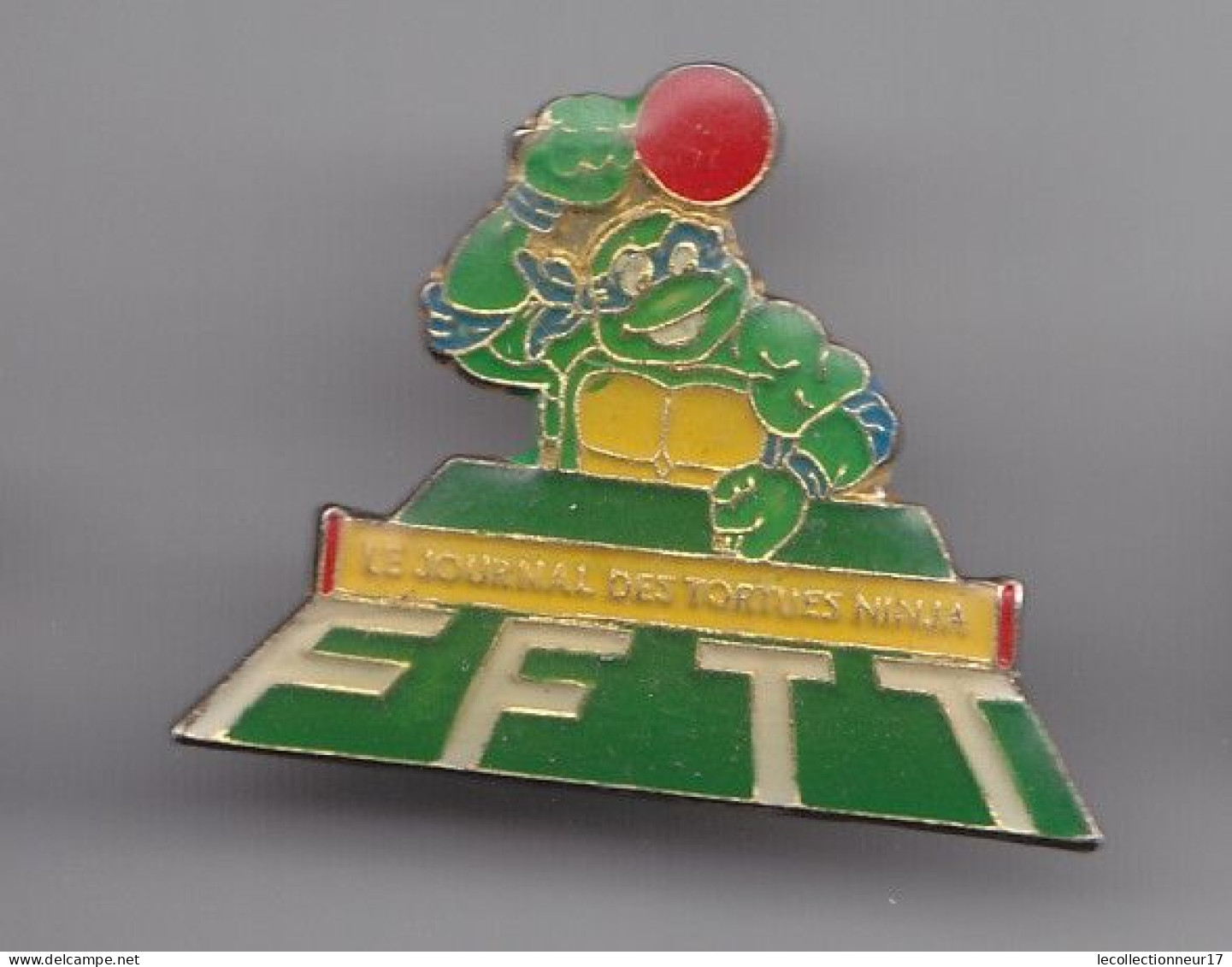 Pin's FFTT Fédération Française  Tennis De Table Tortue Ninja  Réf 2773 - Tennis De Table