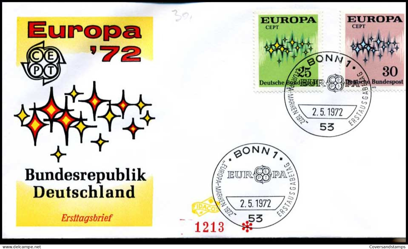 Bundesrepublik  - FDC - Europa CEPT 1972 - 1972