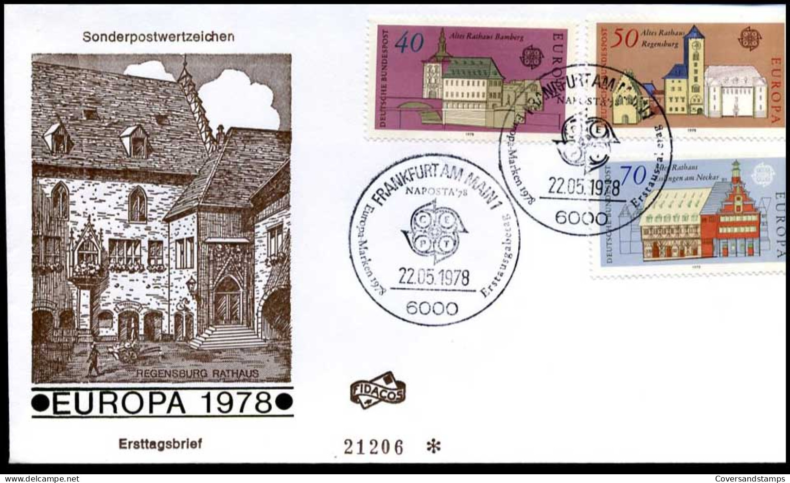 Bundesrepublik  - FDC - Europa CEPT 1978 - 1978