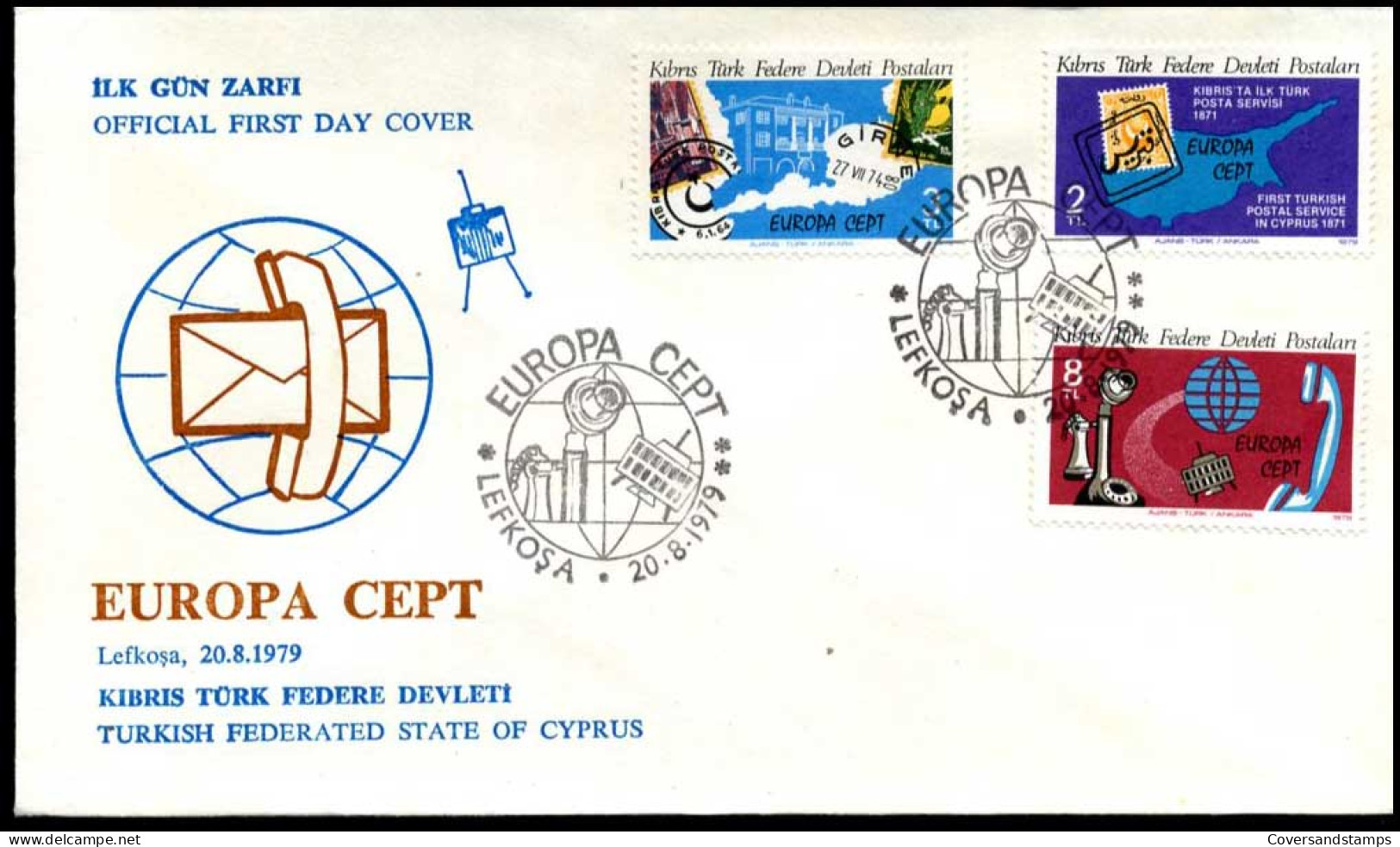  Turks Cyprus  - FDC - Europa CEPT 1979 - 1979