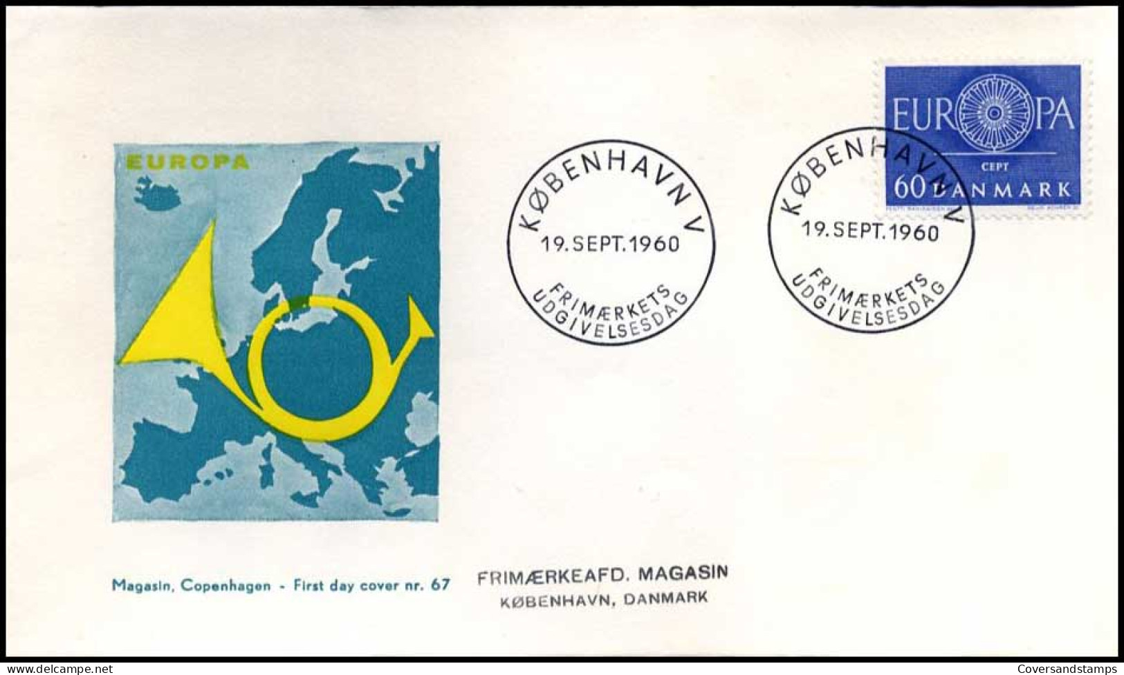  Denemarken  - FDC - Europa CEPT 1960 - 1960