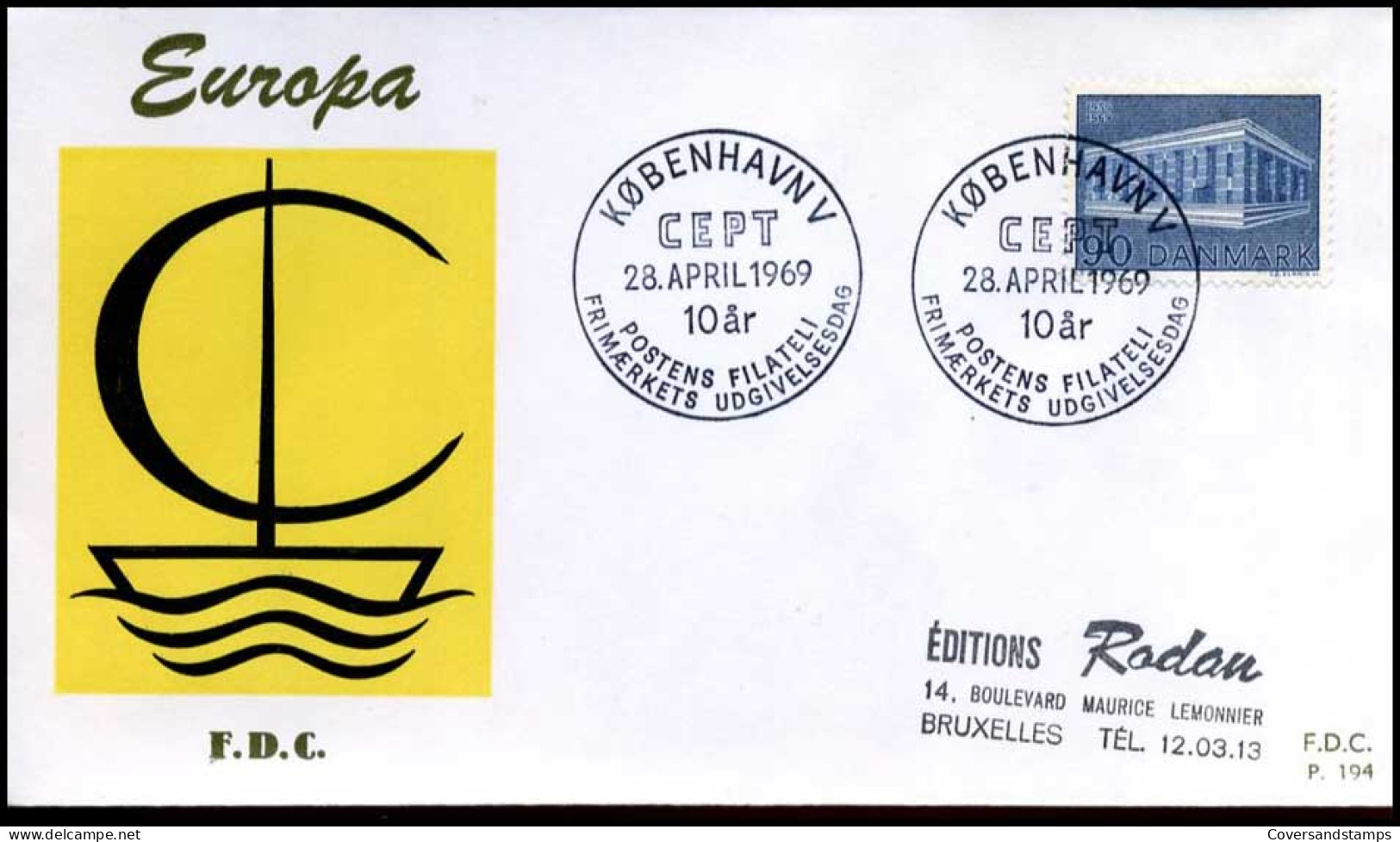  Denemarken  - FDC - Europa CEPT 1969 - 1969