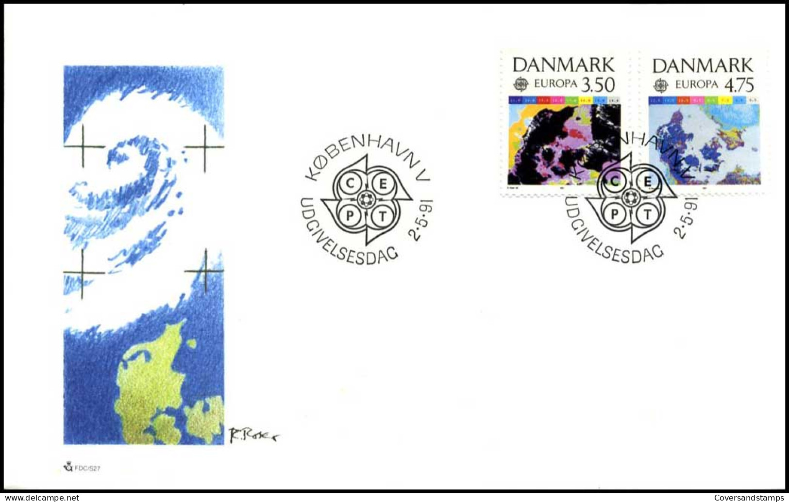  Denemarken  - FDC - Europa CEPT 1991 - 1991