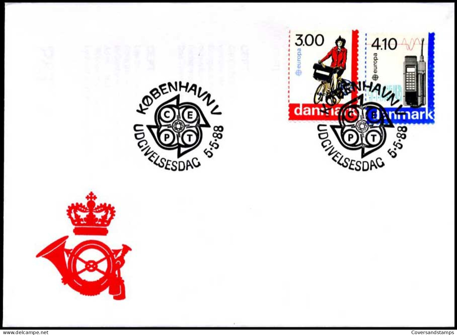  Denemarken  - FDC - Europa CEPT 1988 - 1988