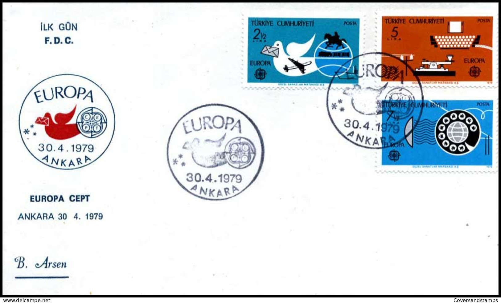  Turkije  - FDC - Europa CEPT 1979 - 1979