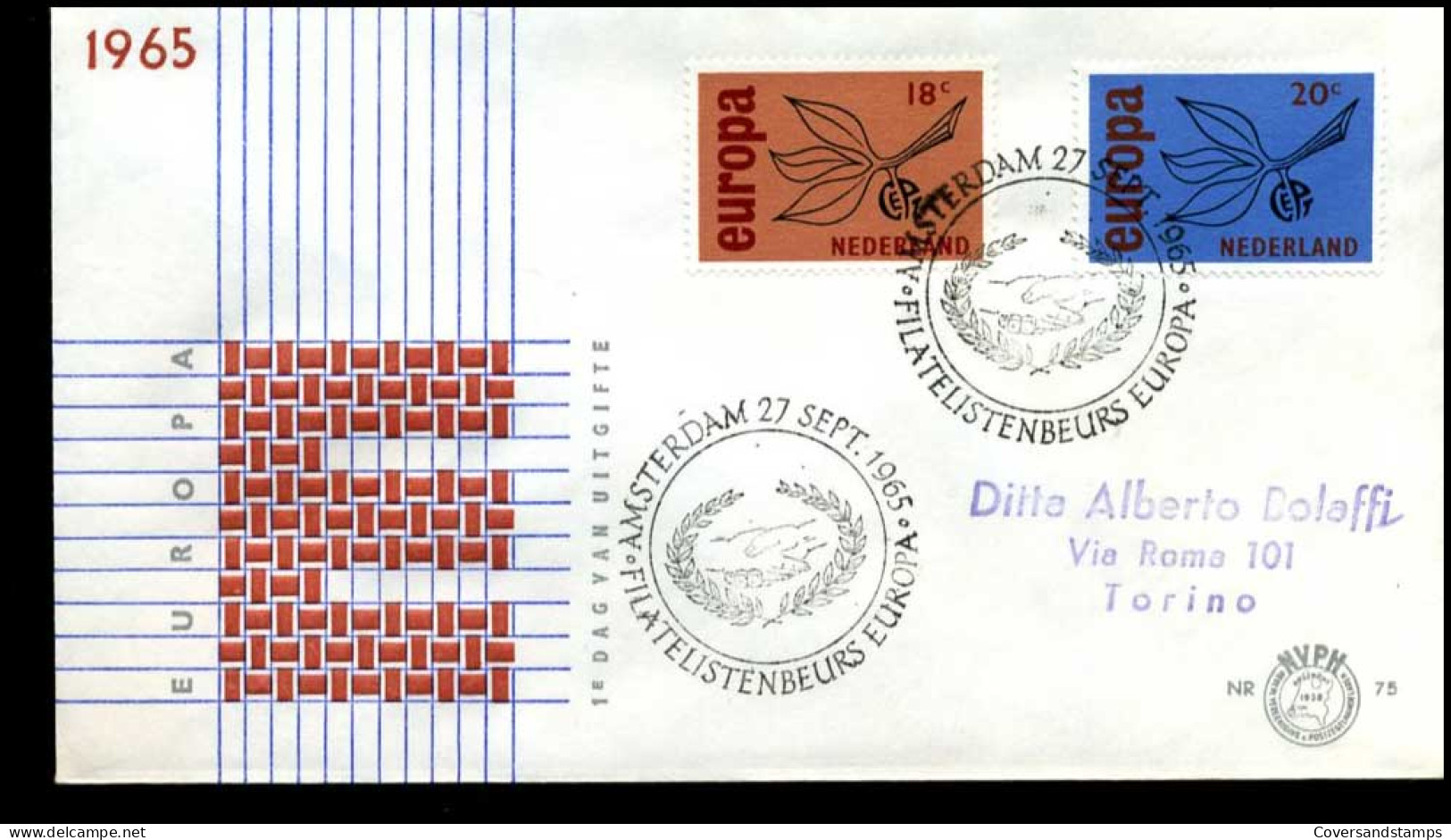  Nederland - FDC - Europa CEPT 1965 - 1965