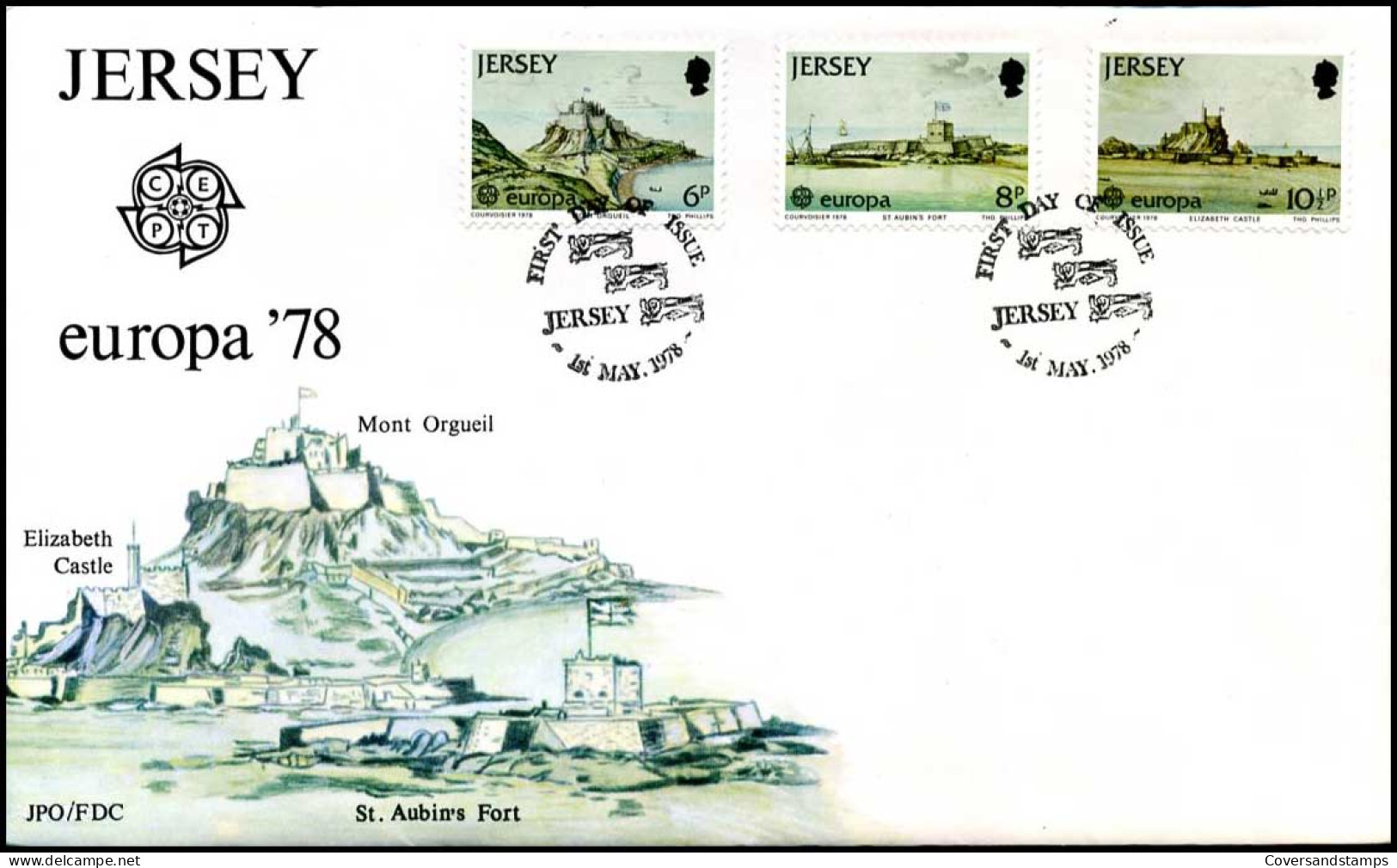  Jersey - FDC - Europa CEPT 1978 - 1978