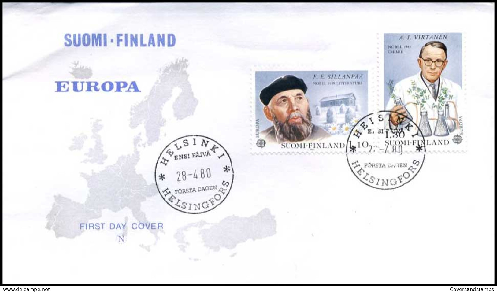  Finland - FDC - Europa CEPT 1980 - 1980