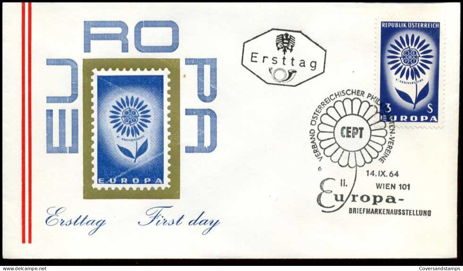  Oostenrijk - FDC - Europa CEPT 1964 - 1964