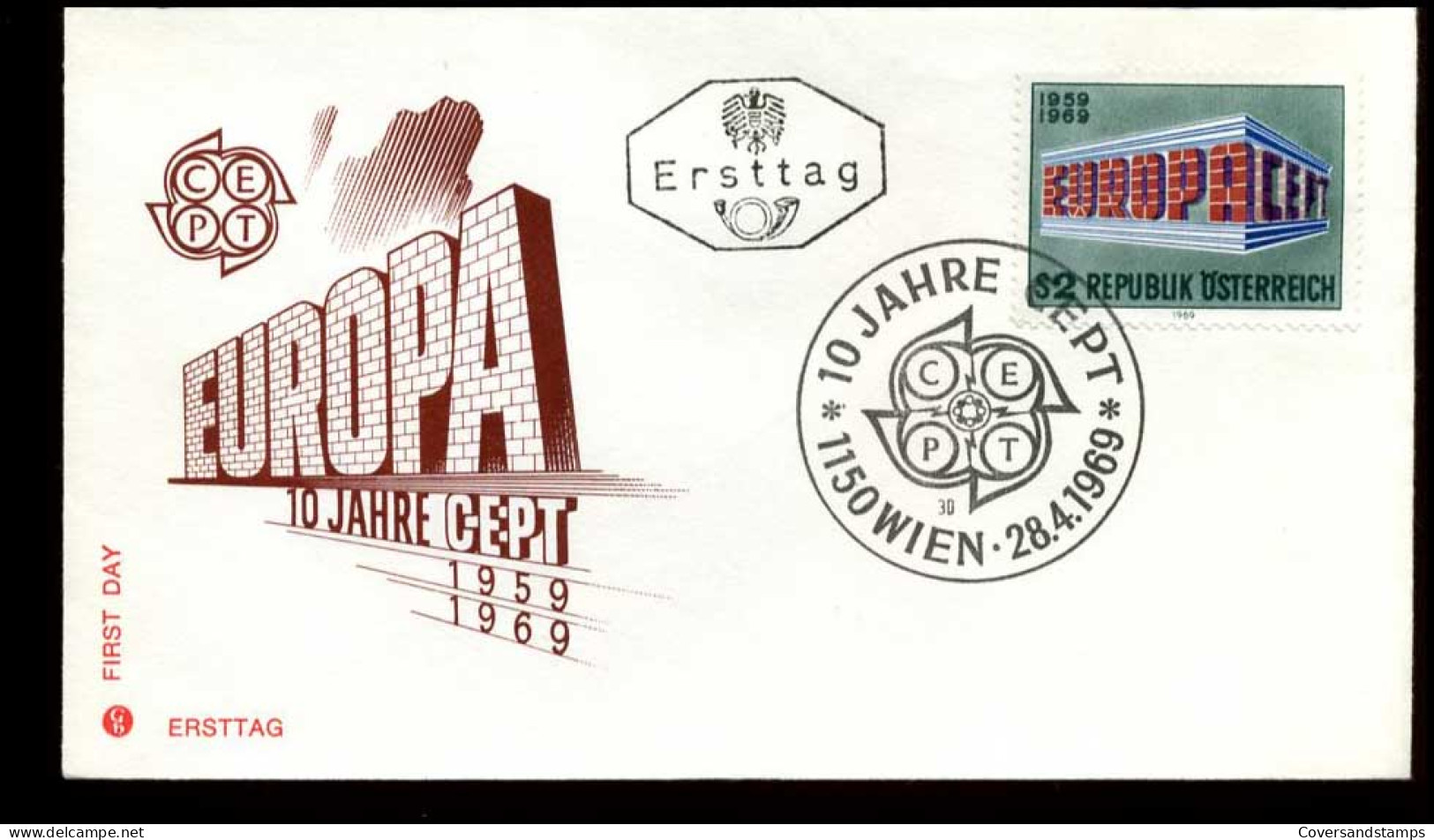  Oostenrijk - FDC - Europa CEPT 1969 - 1969