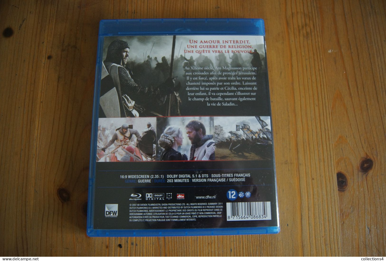 ARN MAGNUSSON THE CRUSADER JOAKIM NATTERQVIST  DVD RARE EN BLUE RAY  SORTIE 2007 - Storia