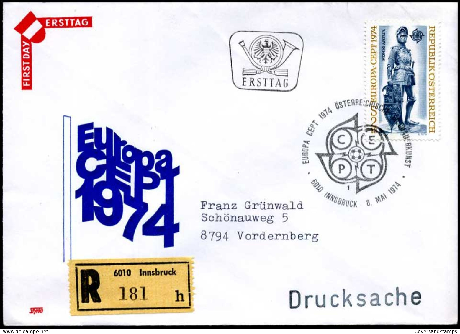  Oostenrijk - FDC - Europa CEPT 1974 - 1974