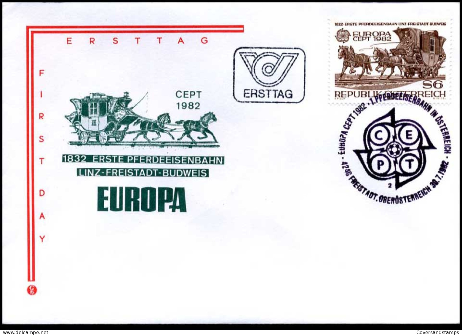  Oostenrijk - FDC - Europa CEPT 1982 - 1982