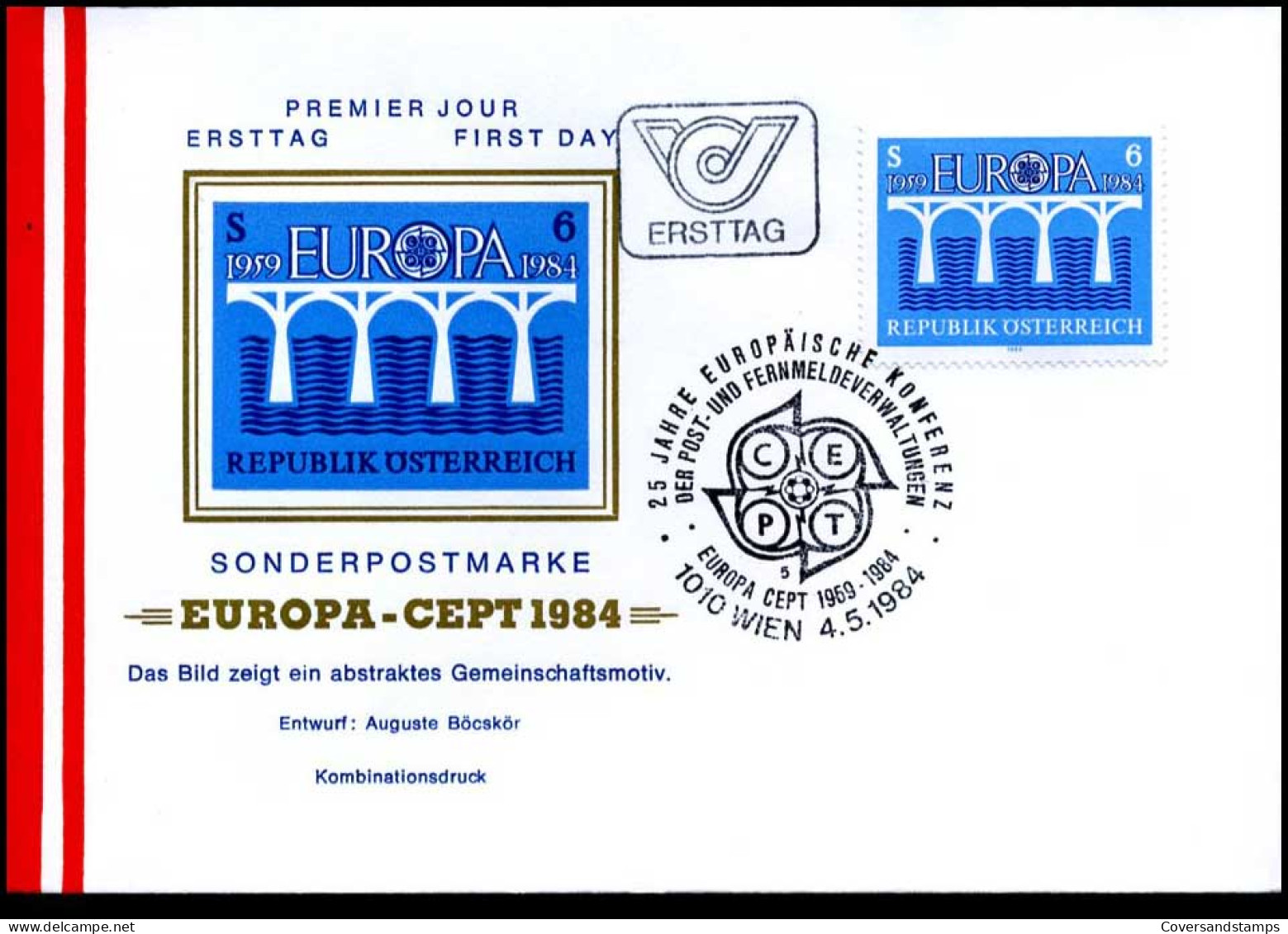  Oostenrijk - FDC - Europa CEPT 1984 - 1984