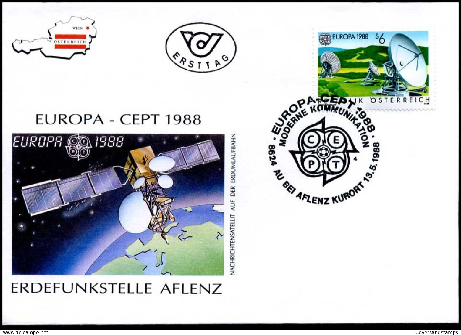  Oostenrijk - FDC - Europa CEPT 1988 - 1988