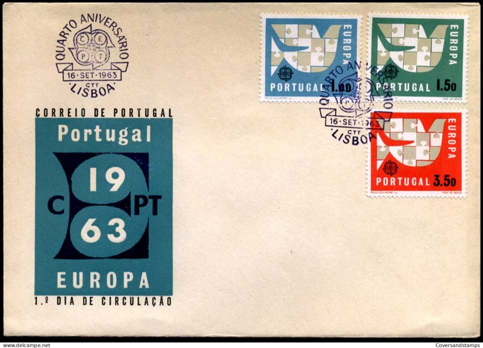  Portugal - FDC - Europa CEPT 1963 - 1963