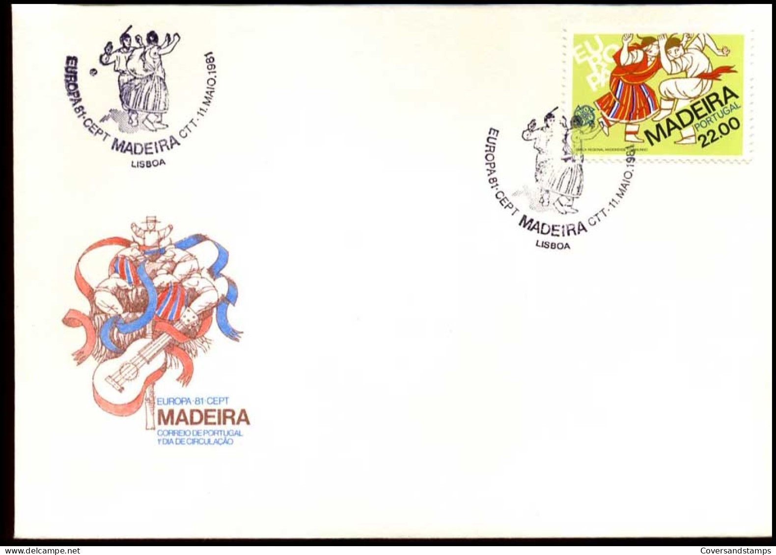  Madeira - FDC - Europa CEPT 1981 - 1981