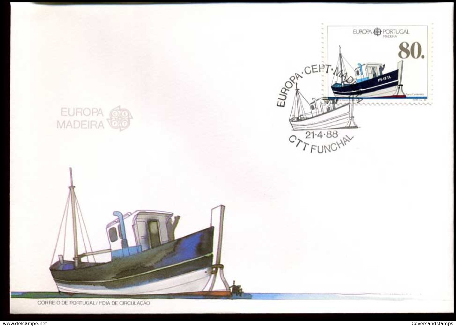  Madeira - FDC - Europa CEPT 1988 - 1988