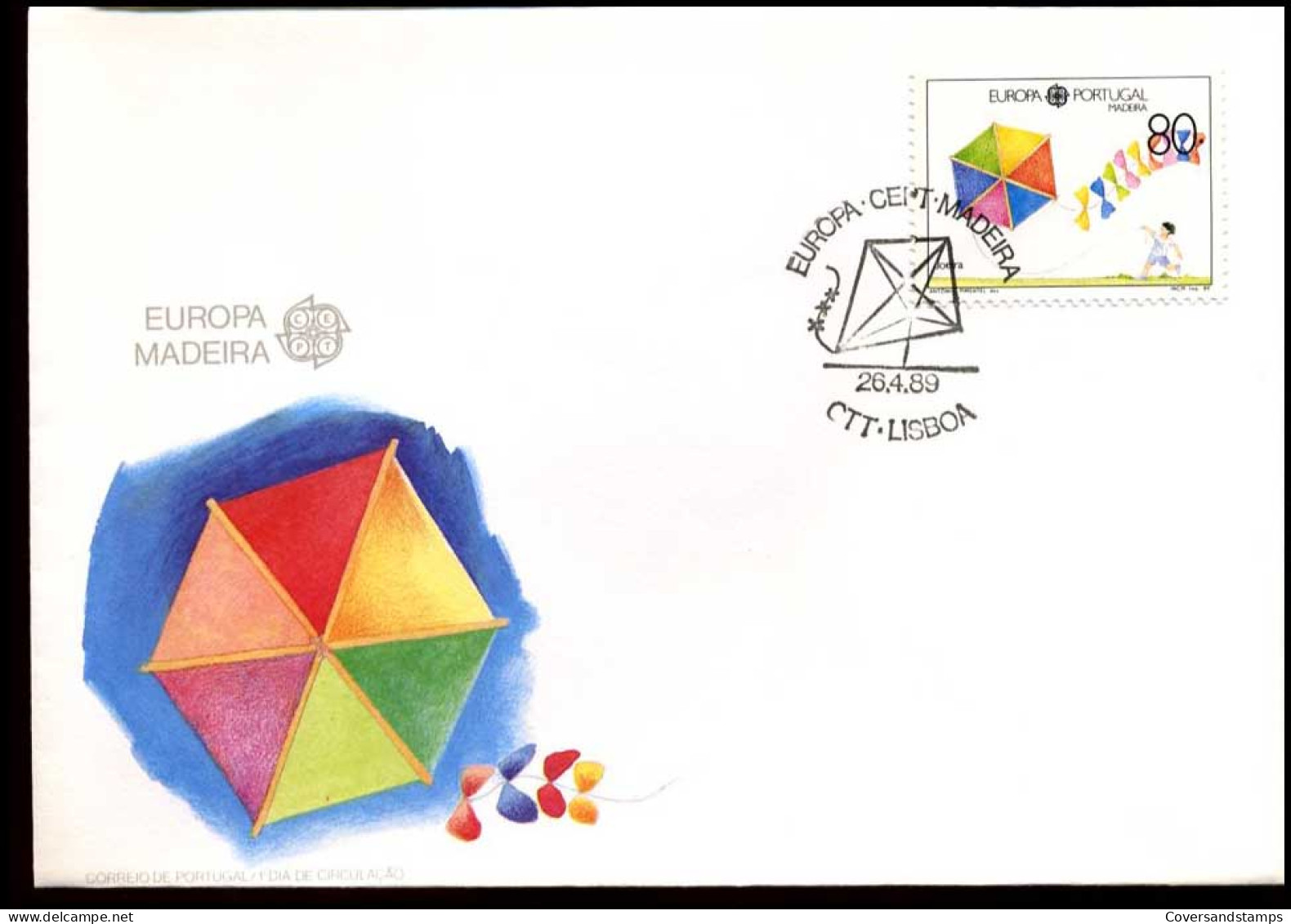  Madeira - FDC - Europa CEPT 1989 - 1989