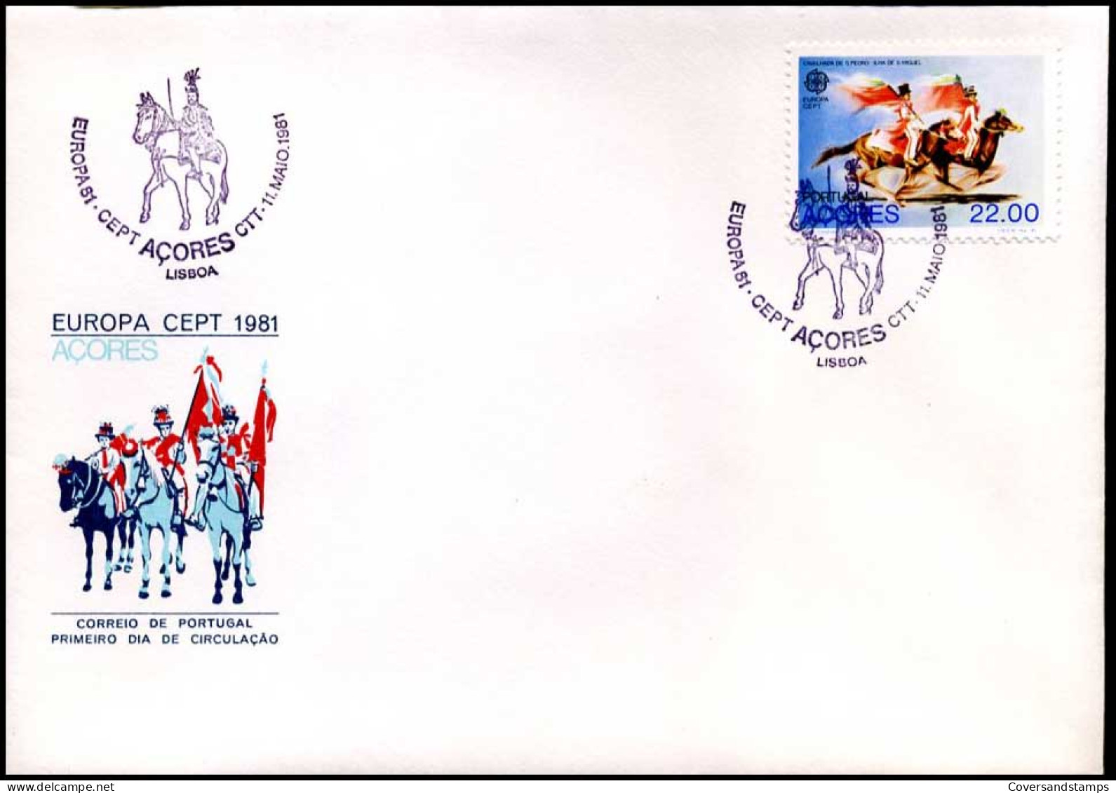  Azoren - FDC - Europa CEPT 1981 - 1981
