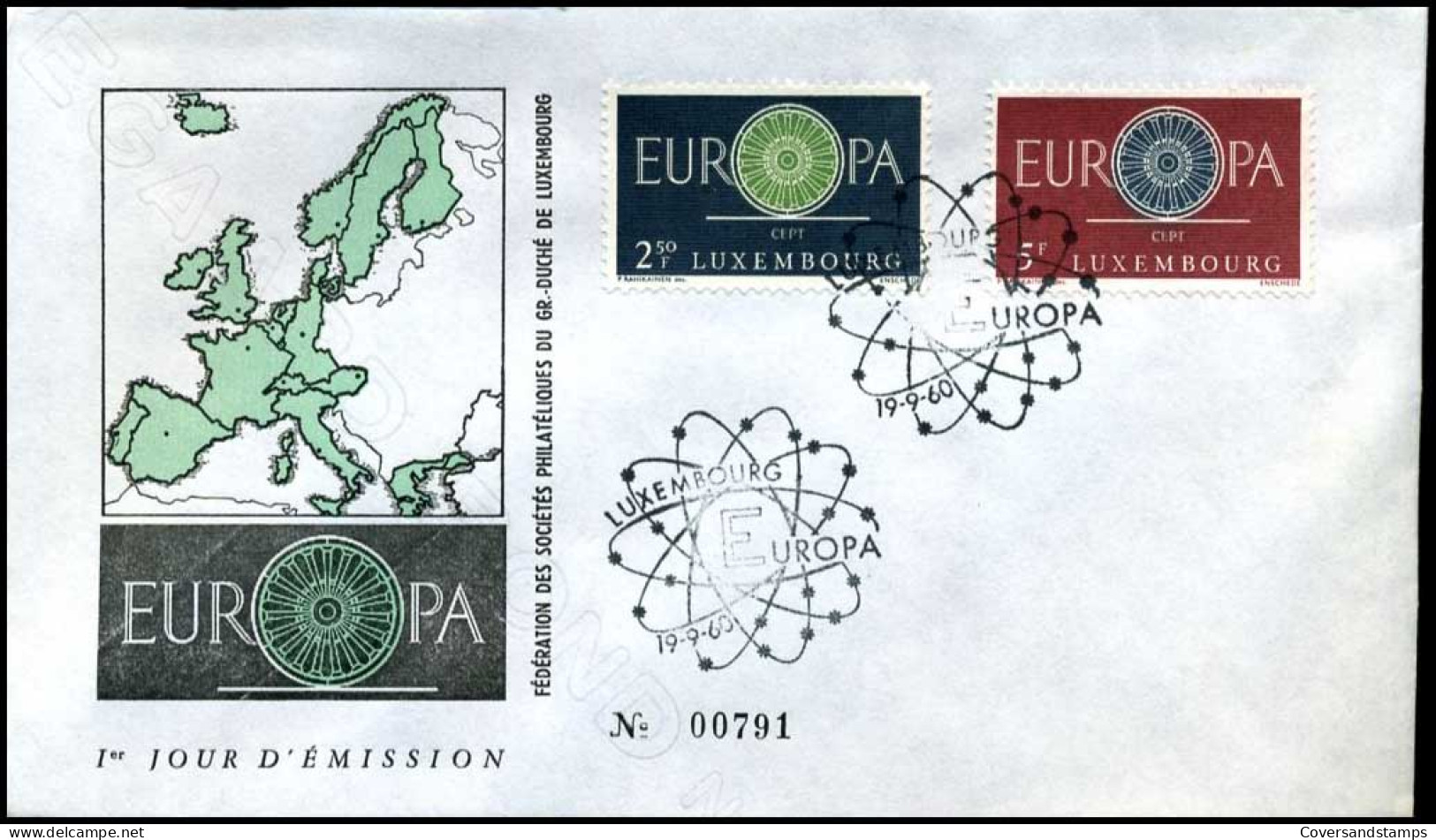  Luxembourg - FDC - Europa CEPT 1960 - 1960