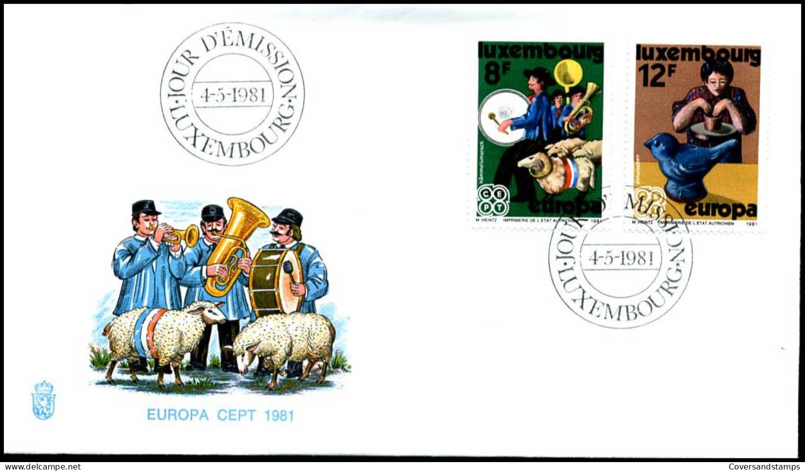  Luxembourg - FDC - Europa CEPT 1981 - 1981