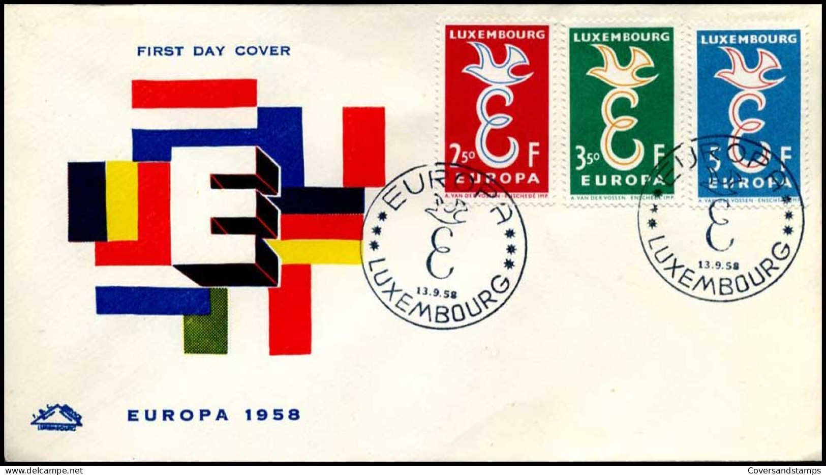  Luxembourg - FDC - Europa CEPT 1958 - 1958