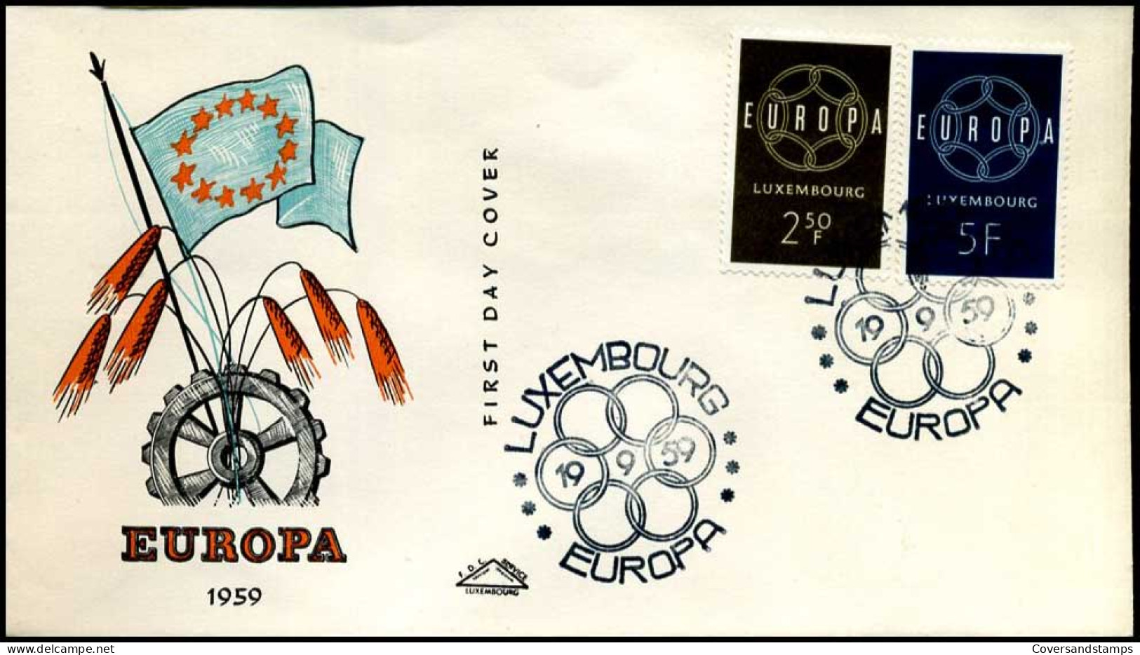  Luxembourg - FDC - Europa CEPT 1959 - 1959