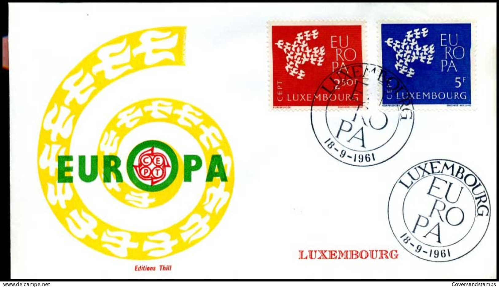  Luxembourg - FDC - Europa CEPT 1961 - 1961